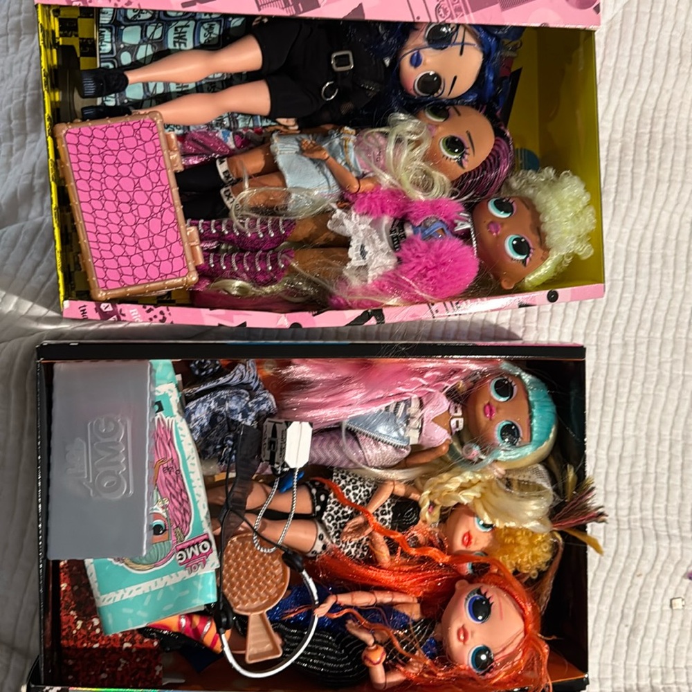 LOL Surprise OMG Dance Dolls - 6 dolls, accessories and record!